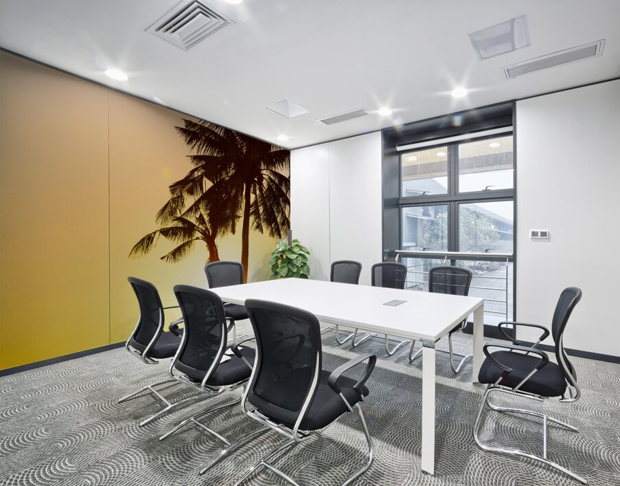 Golden Beach Tropics Wall Printing