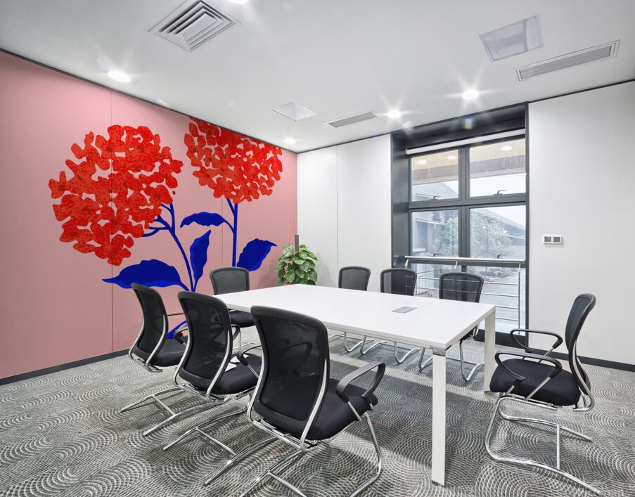 Orange Blossoms Wall Printing