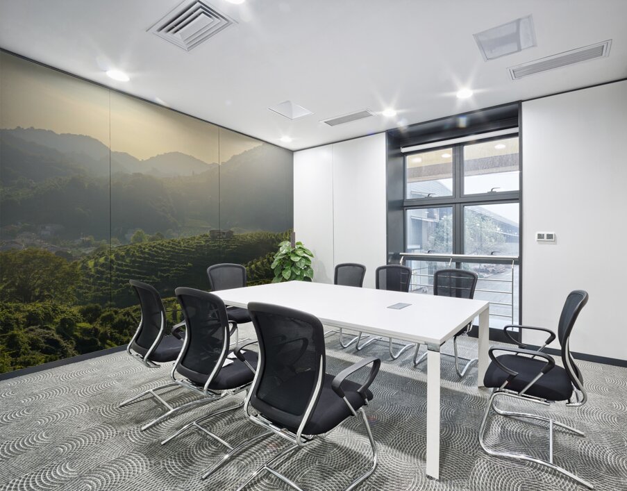 Prosecco Hills vineyards at sunset Wall Printing