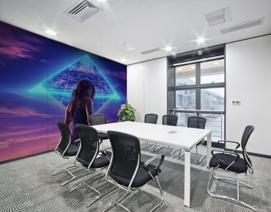 Arrival of Zoe | Lost City | Cyberpunk 2049 Wall Printing