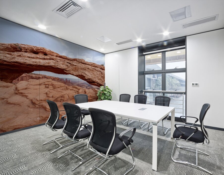 At Mesa Arch Canyonlands Wall Printing