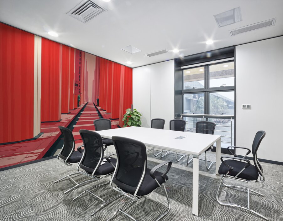 Narrow Corridor  Wall Printing