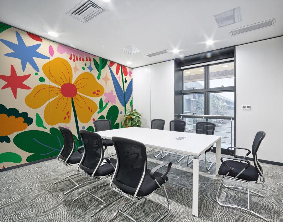 Flower Mixtape Wall Printing