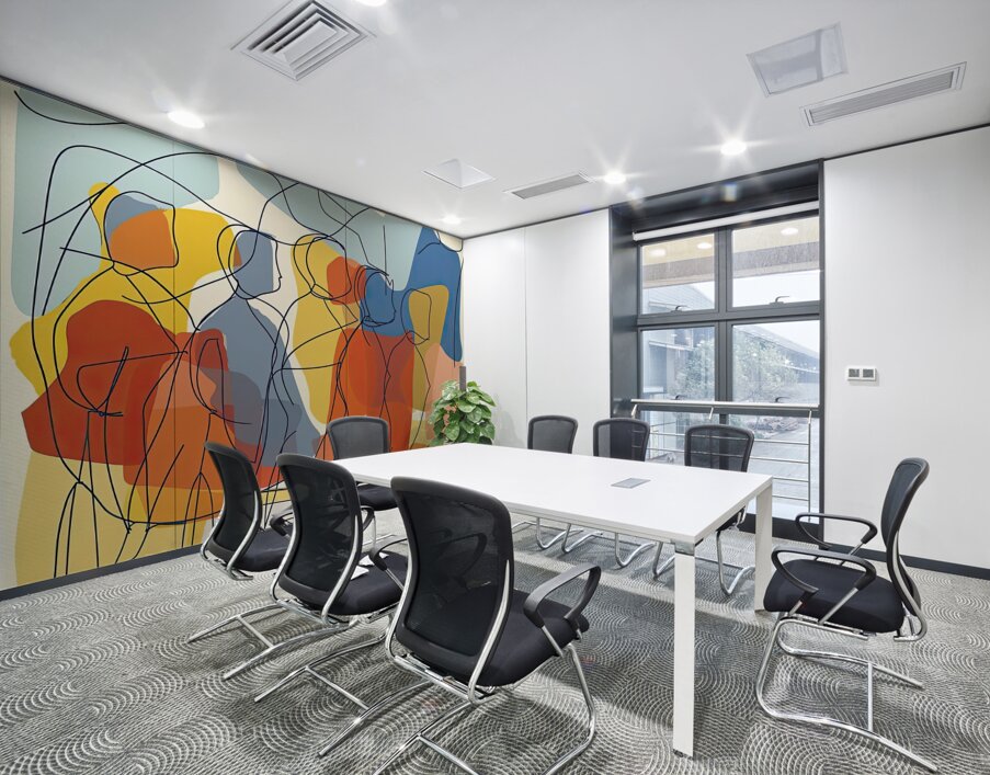 Chromatic Procession H2N9P4 55 Wall Printing