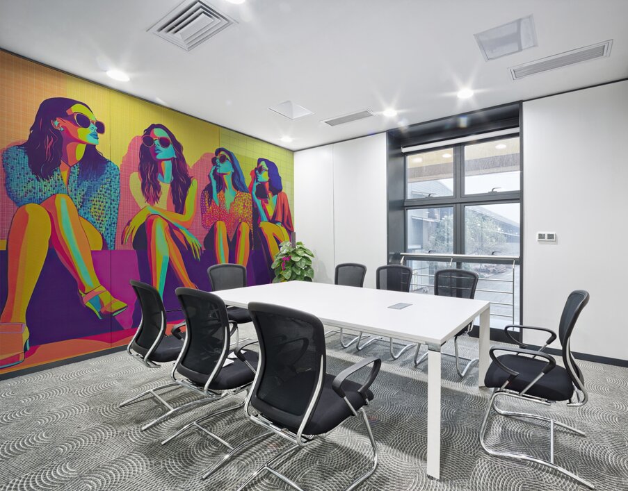 Chromatic Quartet 7H3N2P 55 Wall Printing