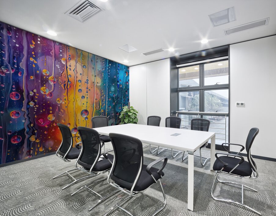 Chromatic Rain Cascade 92DH3P 55 Wall Printing