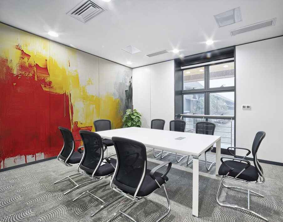 Chromatic Resonance 74H9N2 55 Wall Printing