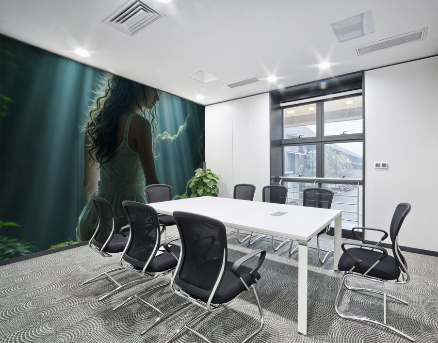 Shadowy Cave  Wall Printing