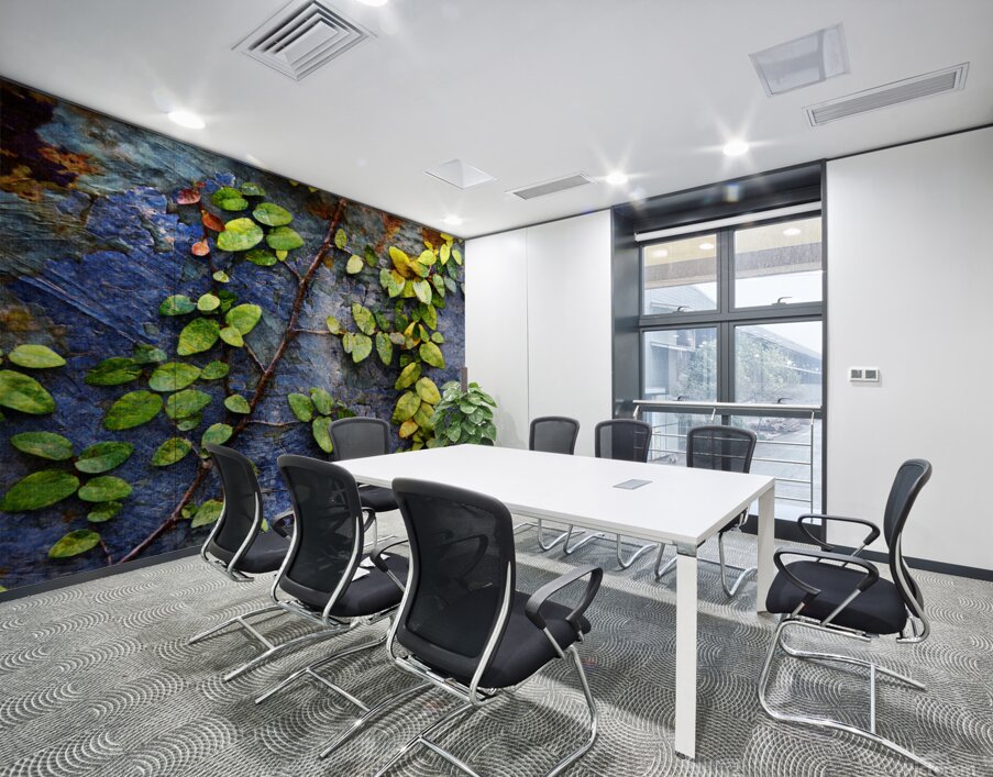 1l Vines On Metal and Stucco Wall Printing