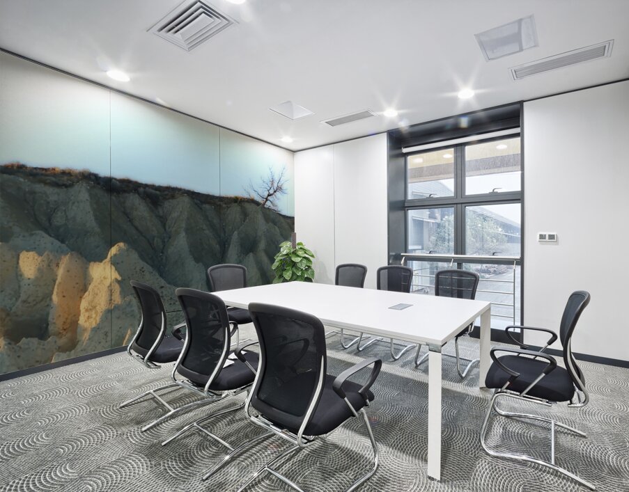 Deer on Hoodoos at Aqam Wall Printing