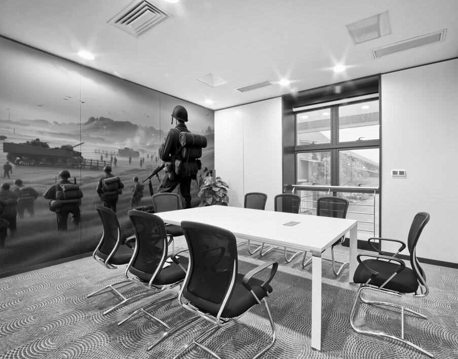 WWII Remembered – The Battlefront BW Wall Printing