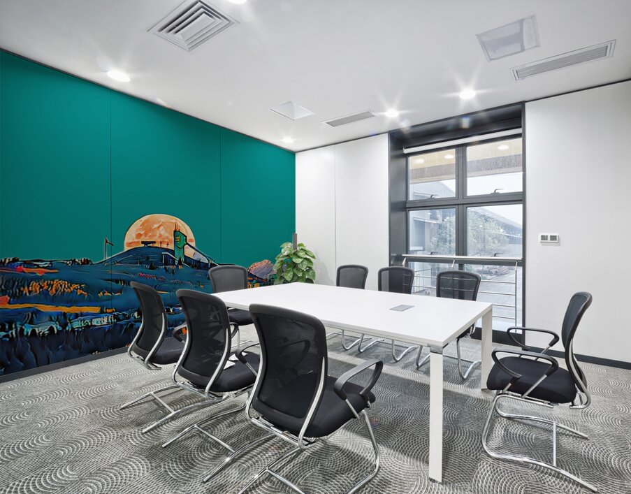 Hunter Moon at Calgary Olympic Ski Jump Wall Printing