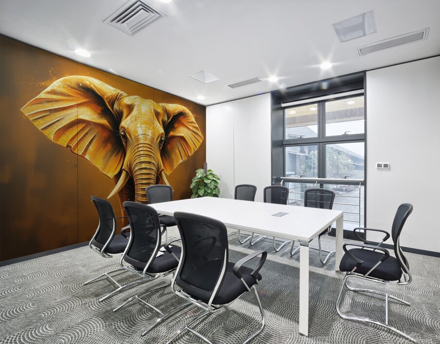 Classic oil painting style a luxurious sparkling Wall Printing