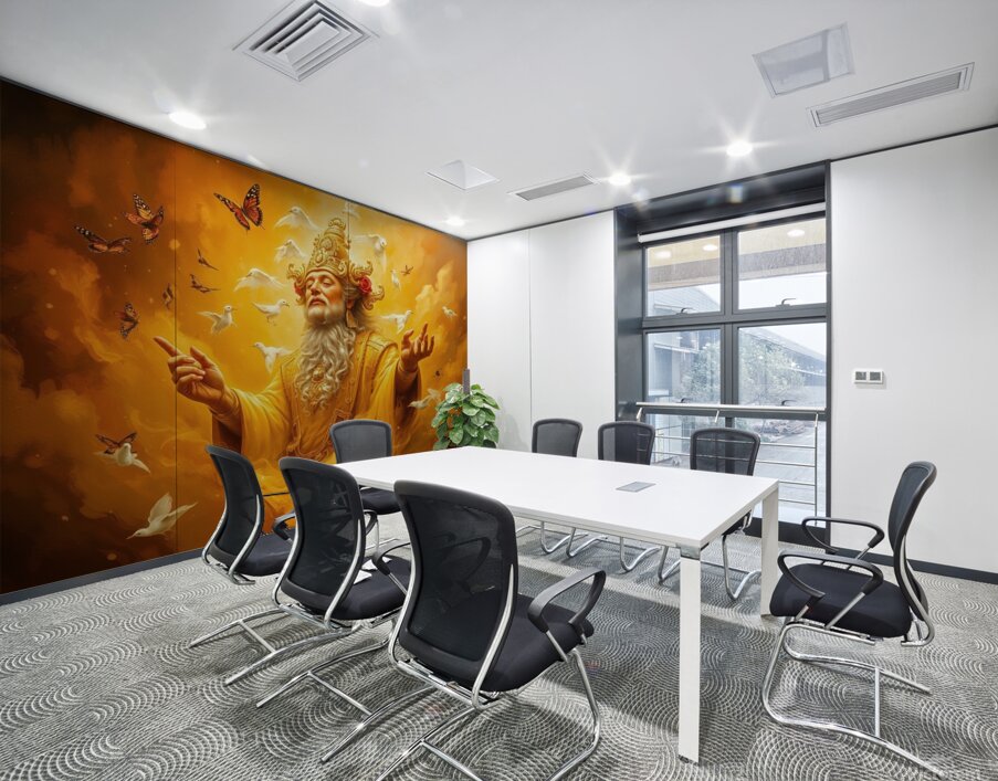 Classic oil painting God Bossa luxuriously resple Wall Printing