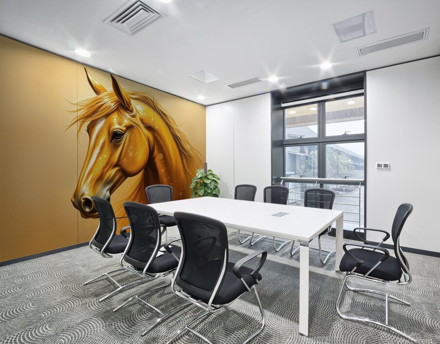 An imaginative artistic painting of a purebred horse Wall Printing