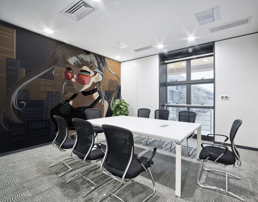 Salian   in the city  Wall Printing