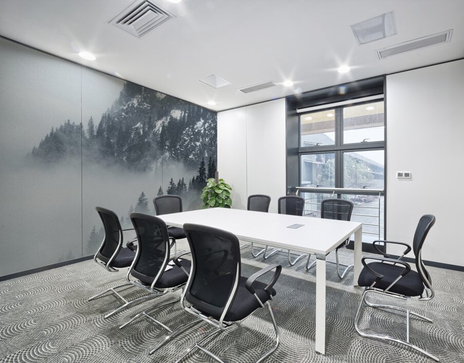 Snowy Day in the Alps Wall Printing