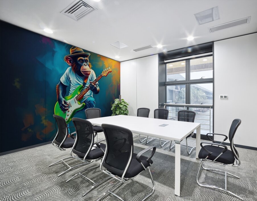 Singe guitariste  Wall Printing