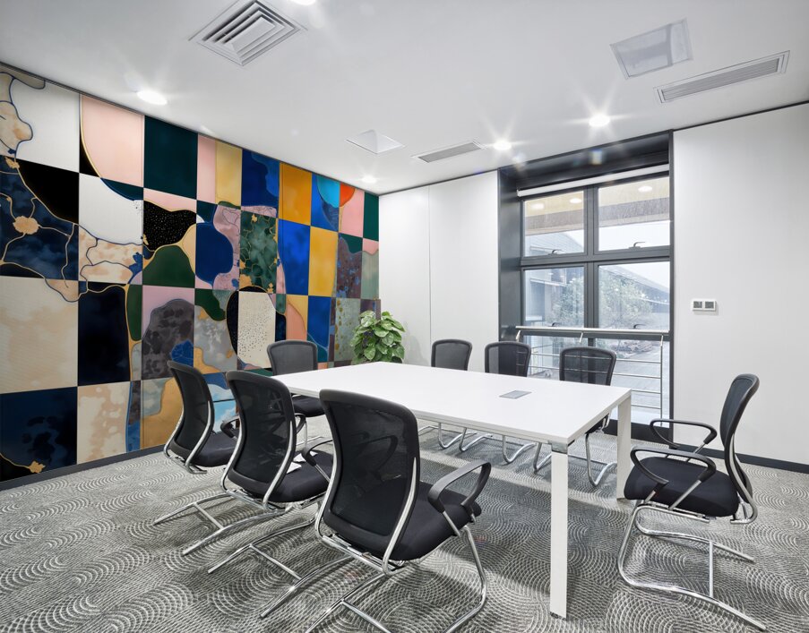 Luxe Checkerboard  Wall Printing