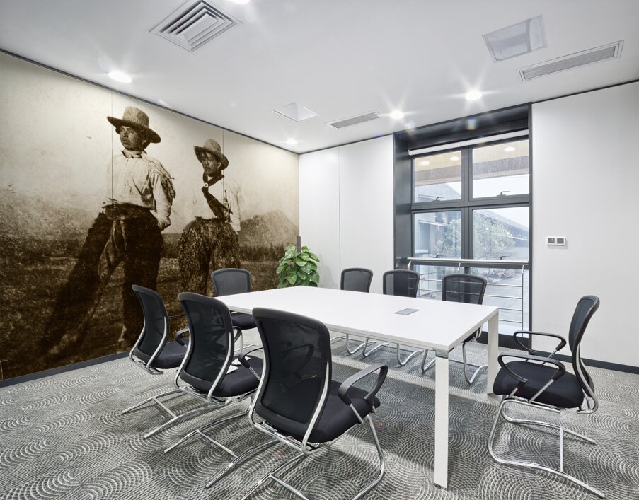 Vintage Ktunaxa Cowbows Wall Printing