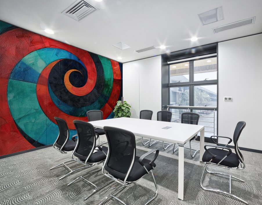 Chromatic Vortex H42N9P 58 Wall Printing