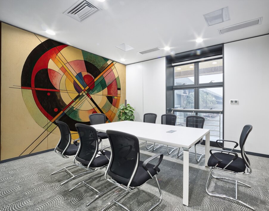 Circular Composition K529HJ 65 Wall Printing