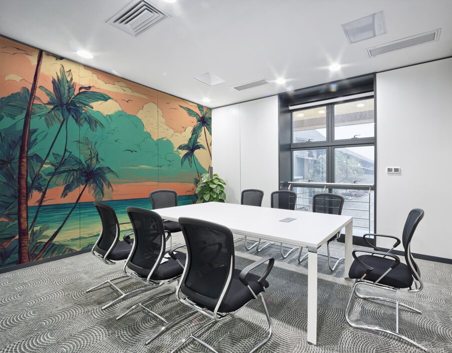 Boho Beach Aesthetic | Handcrafted Tropical Art Wall Printing