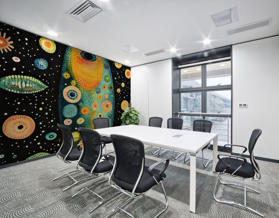 Cosmic Microcosm 4H9N2Z 55 Wall Printing