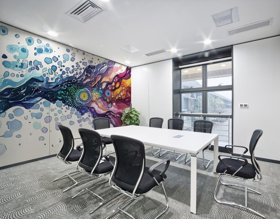 Cosmic River Flows H29PNV 55 Wall Printing