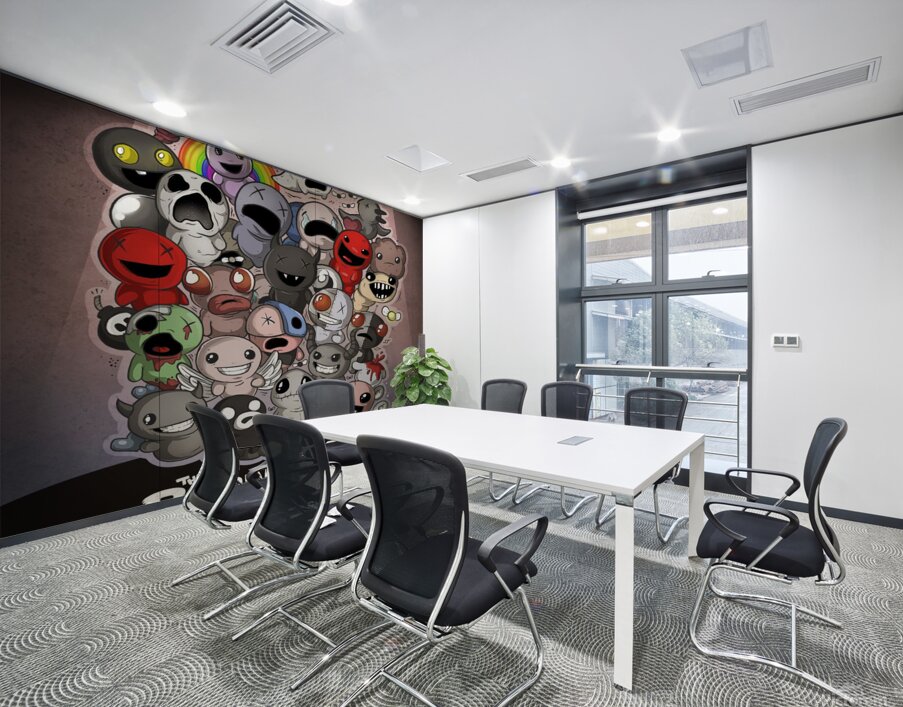 the binding of isaac Wall Printing