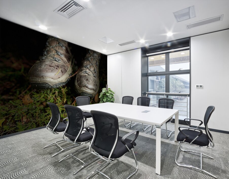 Scenes from the Trail- Muddy Boots Wall Printing