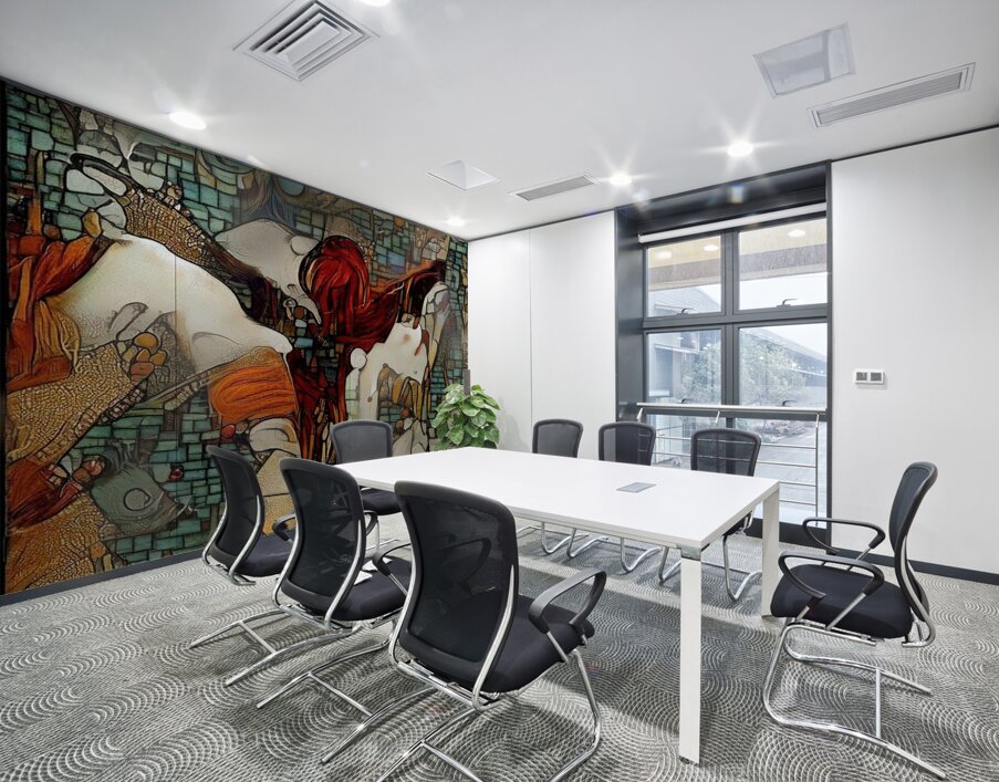 The Silent Ascent Wall Printing