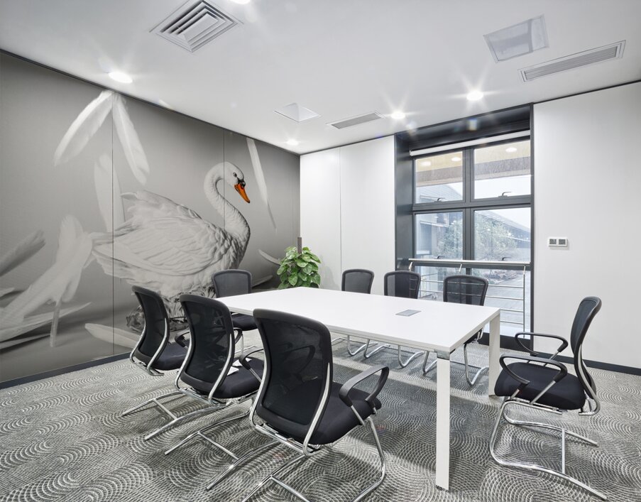 On a porcelain pedestal Wall Printing