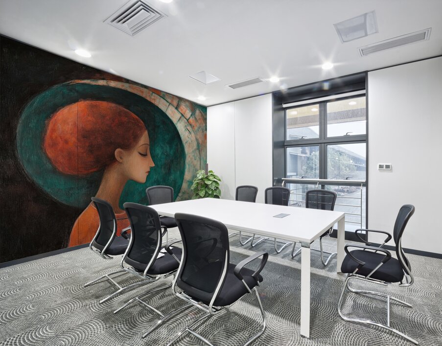 Crimson Halo N92H5B 55 Wall Printing