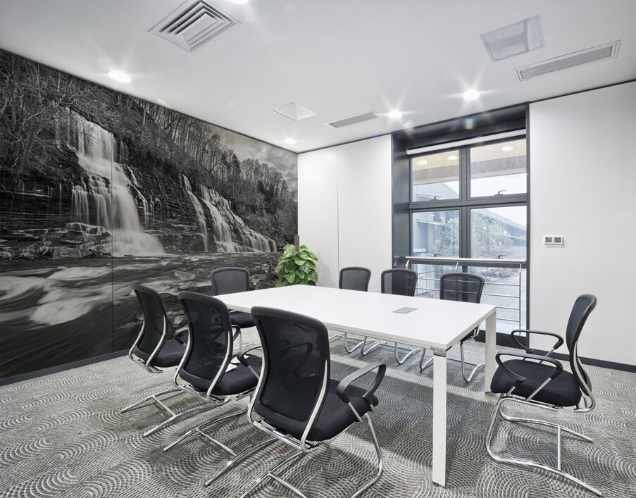 Winter at Twin Falls Wall Printing