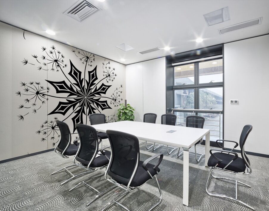 Dandelion Wall Printing