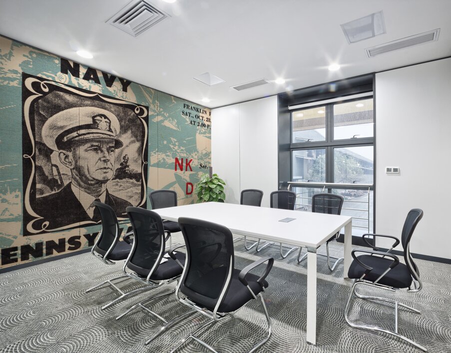 1944 Navy Midshipmen at Penn Quakers Wall Printing