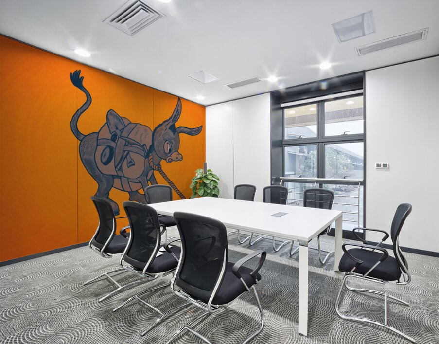 Vintage Texas Western College Burro Mascot Art Wall Printing