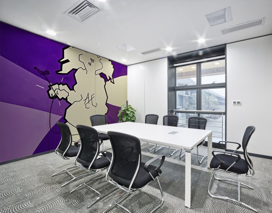 Vintage Abilene Christian College Wildcat Art by Mike Fanning Wall Printing