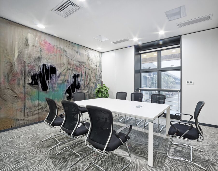 City Drizzle Wall Printing