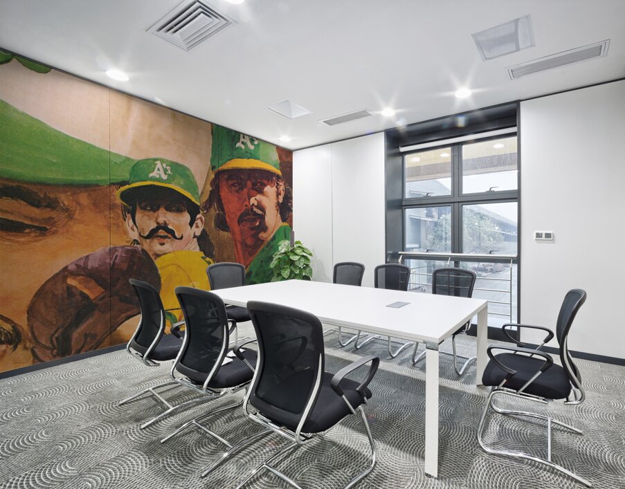 1973 Oakland As Art  Wall Printing