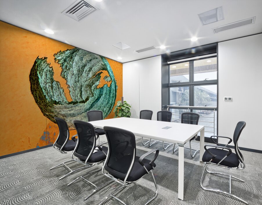 Exploded Planet  2 Wall Printing