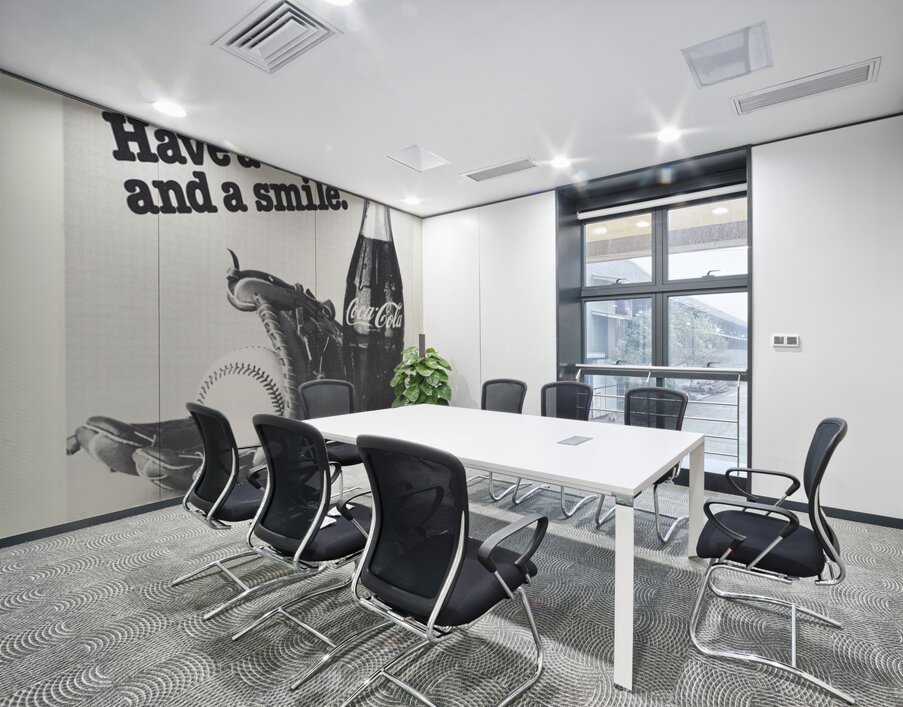 1980s Coke and Smile Ad Wall Printing