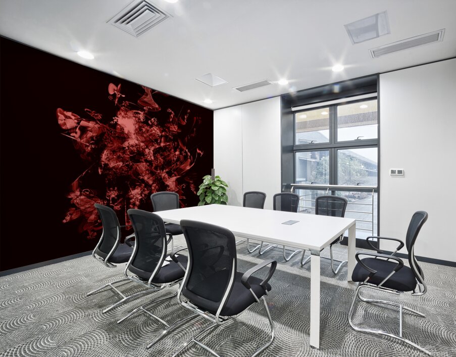 Buyin Air Red Dark Wall Printing