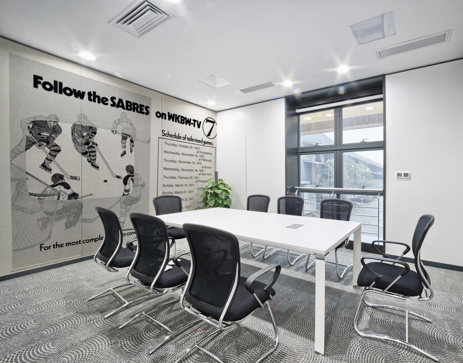 1971 Buffalo Sabres WKBW TV 7 Ad Wall Printing