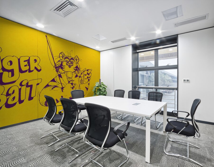 1960s Tiger Bait Cartoon Wall Printing