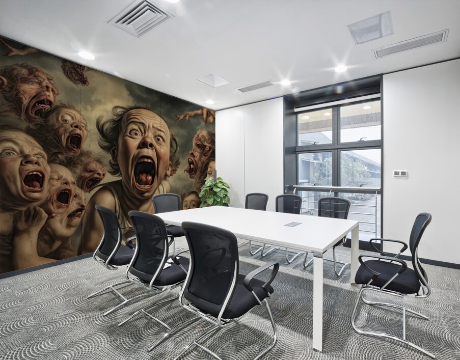 FACE YOUR FEARS 6 Wall Printing