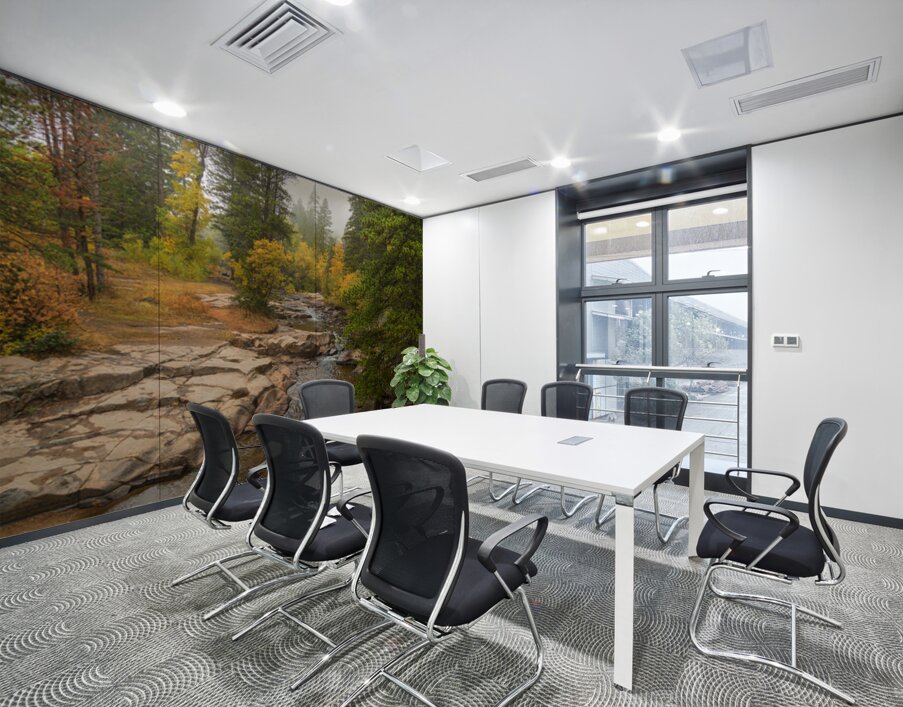 Upstream St Vrain Wall Printing