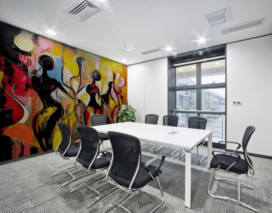 Lovers of Happy Dance Wall Printing