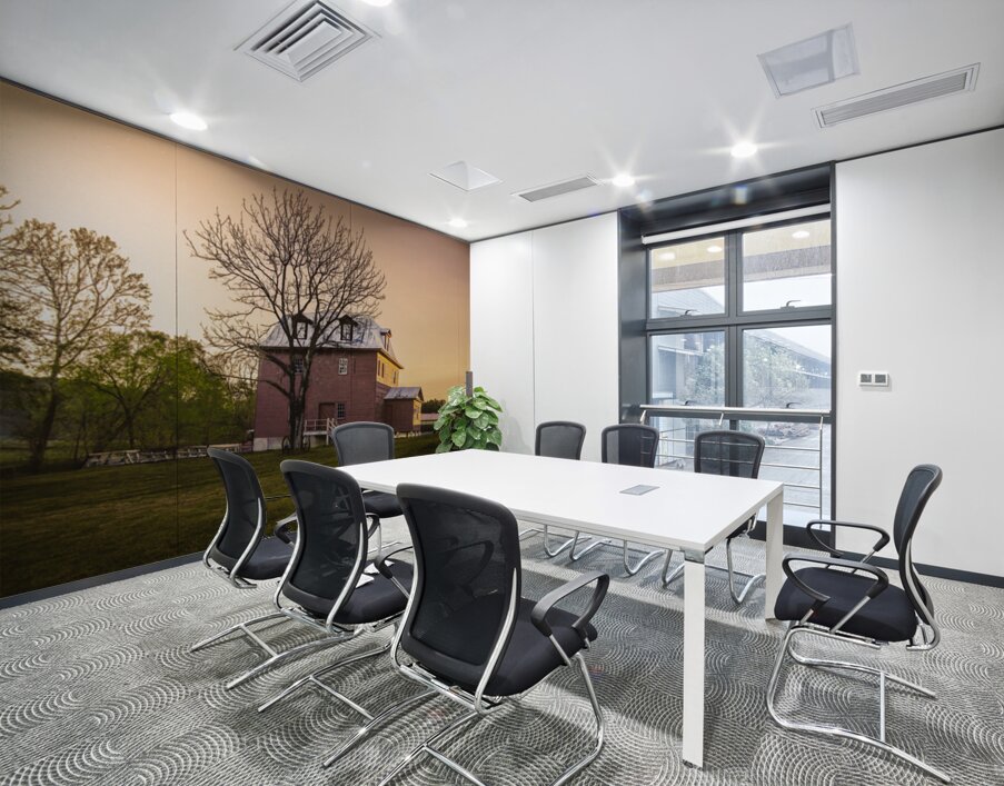 Old Virginia Mill at Sunrise Wall Printing